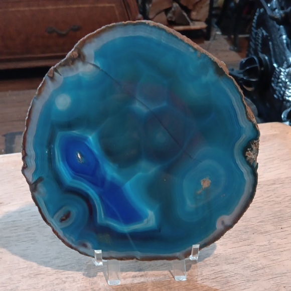 Other - Blue Agate Slice Art Decor